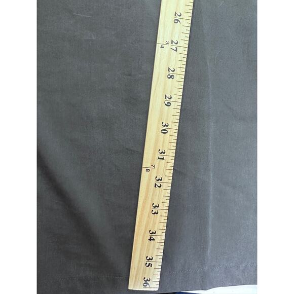 Eileen Fisher sleeveless grayTencel knee length dress size Medium - Picture 8 of 10